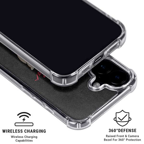 Looney Tunes Porky Pig Thats All Folks iPhone 16 Plus Clear Case