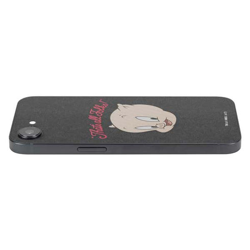 Looney Tunes Porky Pig Thats All Folks iPhone 16e Skin
