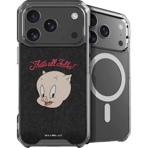 Looney Tunes Porky Pig Thats All Folks iPhone 18 Pro MagSafe Case