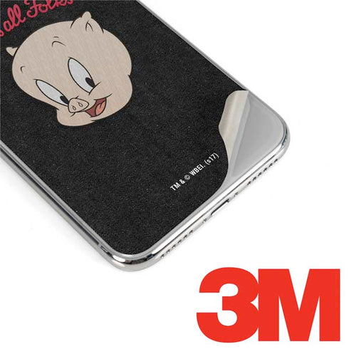Looney Tunes Porky Pig Thats All Folks iPhone XS Max Skin