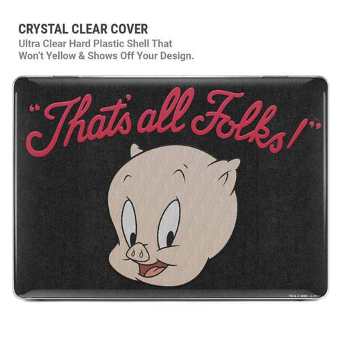 Looney Tunes Porky Pig Thats All Folks MacBook Pro 14in (2021-24) Case plus Skin
