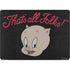 Looney Tunes Porky Pig Thats All Folks Apple MacBook Pro 14-inch Skin
