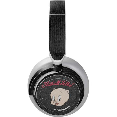 Looney Tunes Porky Pig Thats All Folks Surface Headphones Skin