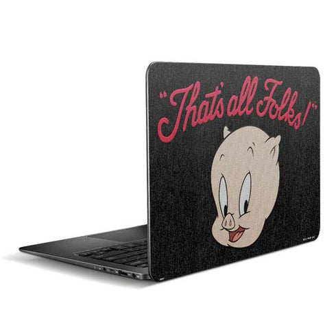 Looney Tunes Porky Pig Thats All Folks Zenbook UX305FA 13.3in Skin