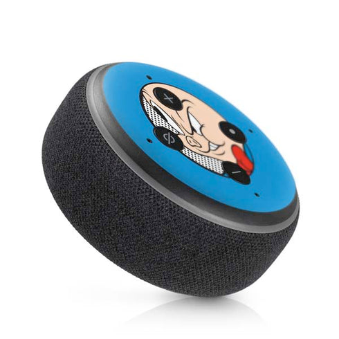Looney Tunes Porky Pig Two Circles Amazon Echo Dot Skin