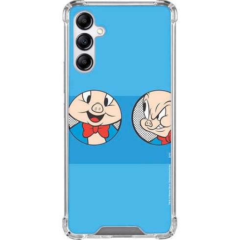 Looney Tunes Porky Pig Two Circles Gabb Phone 4 Clear Case