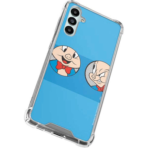Looney Tunes Porky Pig Two Circles Gabb Phone 4 Clear Case