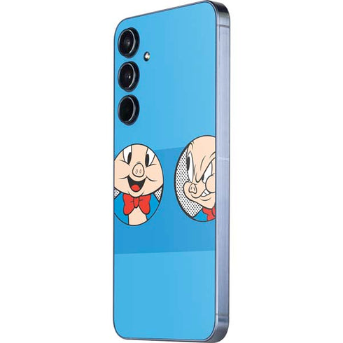 Looney Tunes Porky Pig Two Circles Galaxy A55 5G Skin