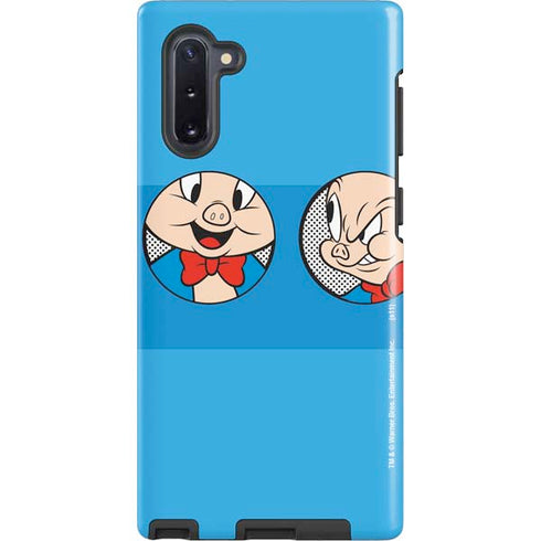 Looney Tunes Porky Pig Two Circles Galaxy Cases