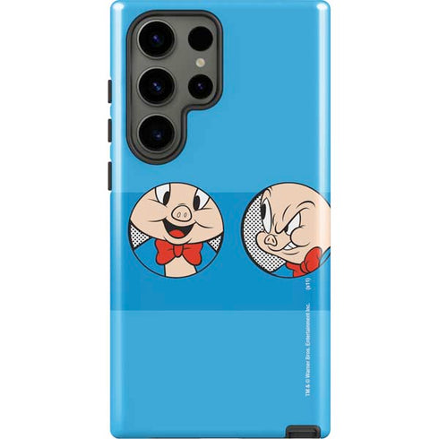 Looney Tunes Porky Pig Two Circles Galaxy S23 Ultra Pro Case