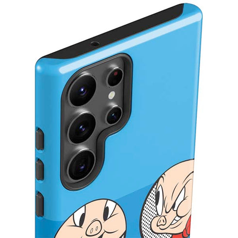 Looney Tunes Porky Pig Two Circles Galaxy S23 Ultra Pro Case