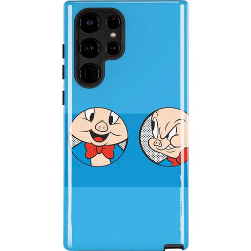 Looney Tunes Porky Pig Two Circles Galaxy S25 Ultra Impact Case