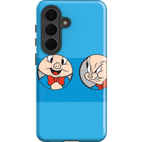 Looney Tunes Porky Pig Two Circles Galaxy S26 Plus Impact Case