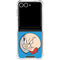 Looney Tunes Porky Pig Two Circles Galaxy Z Flip7 Clear Case