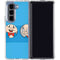 Looney Tunes Porky Pig Two Circles Galaxy Z Fold5 5G Clear Case