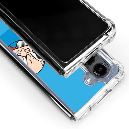 Looney Tunes Porky Pig Two Circles Galaxy Z Fold5 5G Clear Case