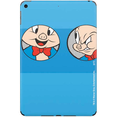 Looney Tunes Porky Pig Two Circles iPad Skins