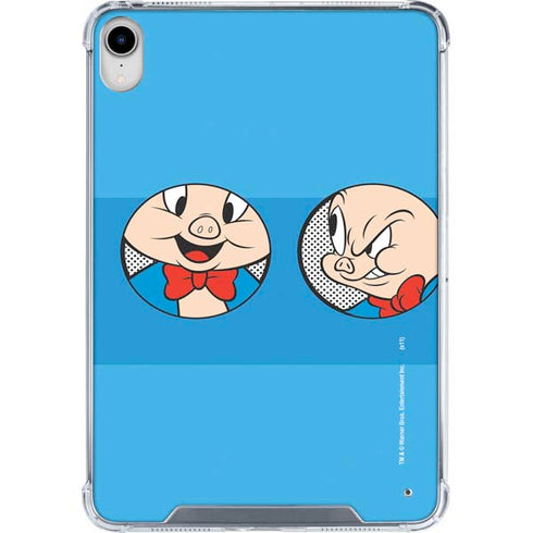 Looney Tunes Porky Pig Two Circles iPad 11th Gen (2025) Clear Case