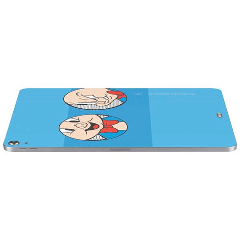 Looney Tunes Porky Pig Two Circles Apple iPad Air Skin