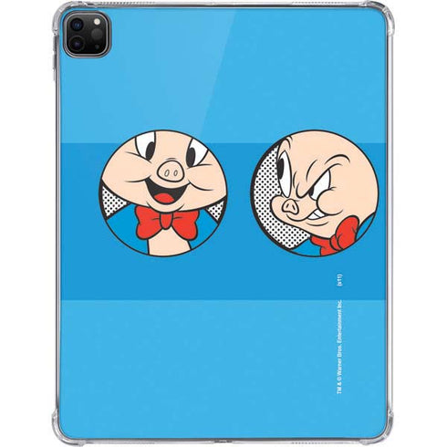 Looney Tunes Porky Pig Two Circles iPad Pro 11in (2024) Clear Case