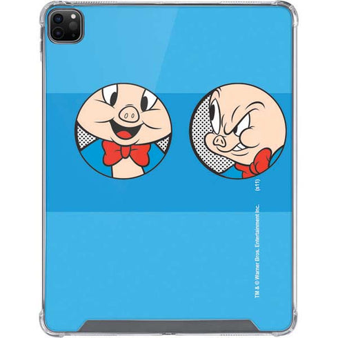 Looney Tunes Porky Pig Two Circles iPad Cases