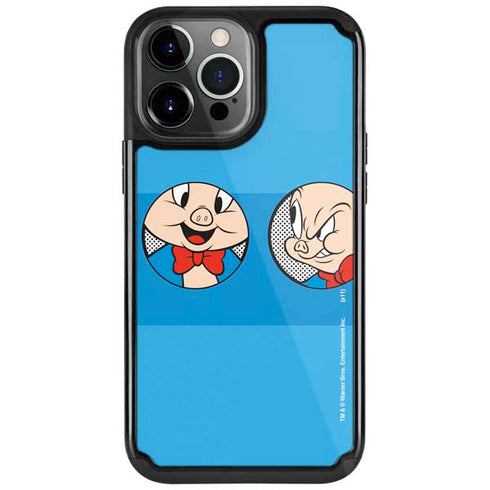 Looney Tunes Porky Pig Two Circles iPhone Cases