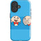 Looney Tunes Porky Pig Two Circles iPhone 16 Impact Case