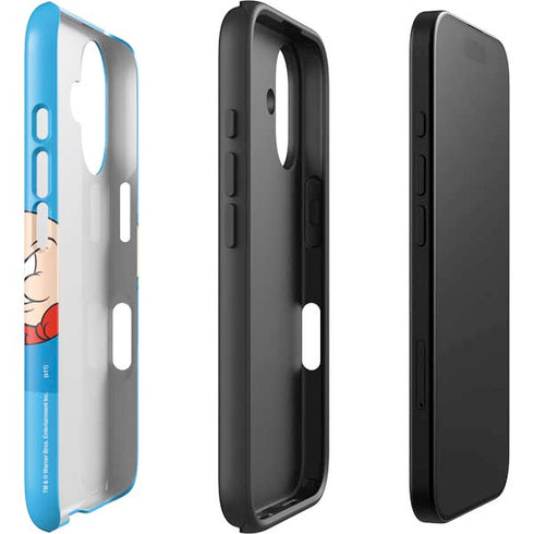 Looney Tunes Porky Pig Two Circles iPhone 16 Plus Impact Case