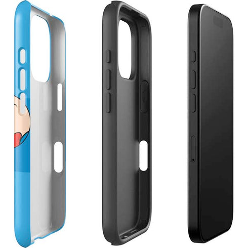 Looney Tunes Porky Pig Two Circles iPhone 16 Pro Impact Case