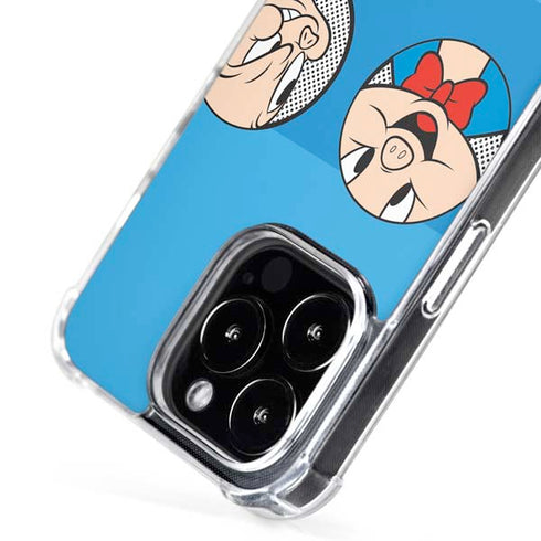 Looney Tunes Porky Pig Two Circles iPhone 16 Pro Max MagSafe Case