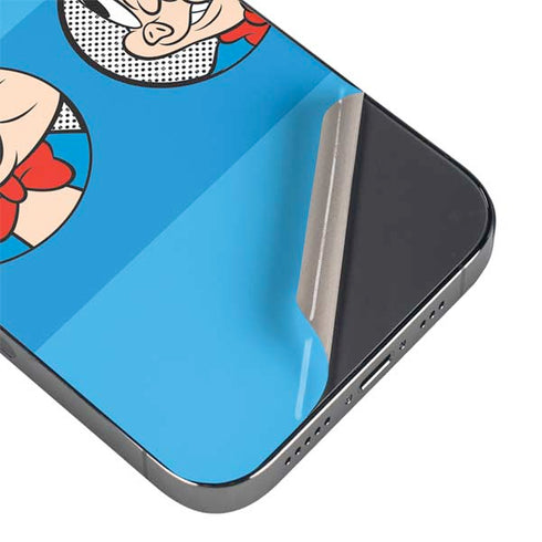 Looney Tunes Porky Pig Two Circles iPhone 16 Pro Skin