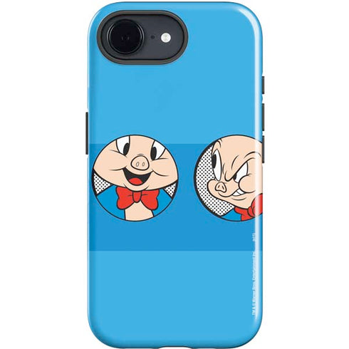 Looney Tunes Porky Pig Two Circles iPhone 16e Impact Case