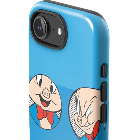 Looney Tunes Porky Pig Two Circles iPhone 16e Impact Case