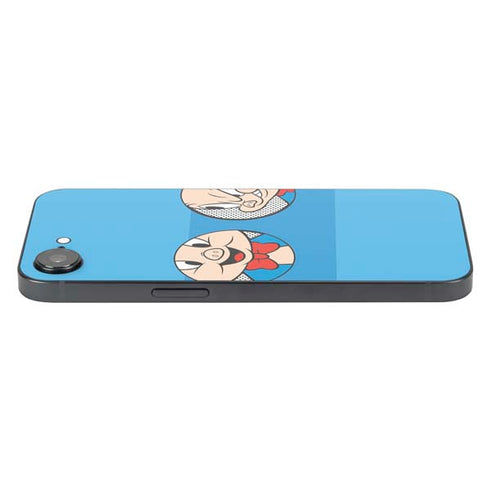Looney Tunes Porky Pig Two Circles iPhone 16e Skin
