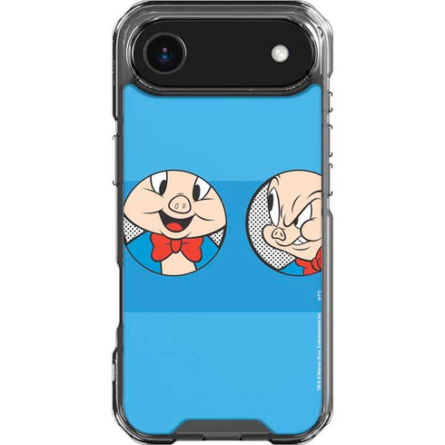 Looney Tunes Porky Pig Two Circles iPhone 17 Air Clear Case