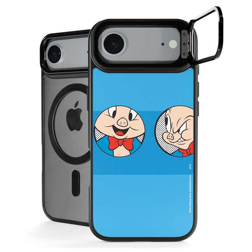 Looney Tunes Porky Pig Two Circles iPhone 17 Air Kickstand Case