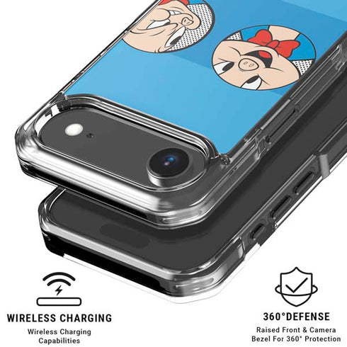 Looney Tunes Porky Pig Two Circles iPhone 17 Air MagSafe Case