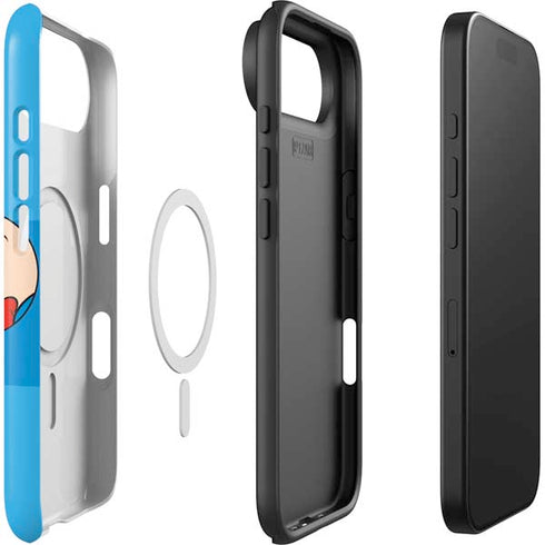 Looney Tunes Porky Pig Two Circles iPhone 17 Air Magsafe Impact Case