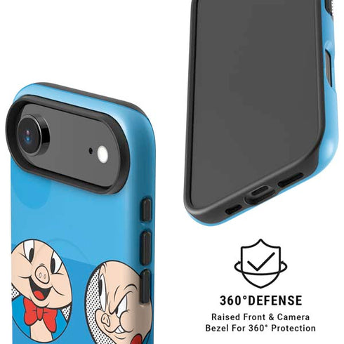 Looney Tunes Porky Pig Two Circles iPhone 17 Air Magsafe Impact Case