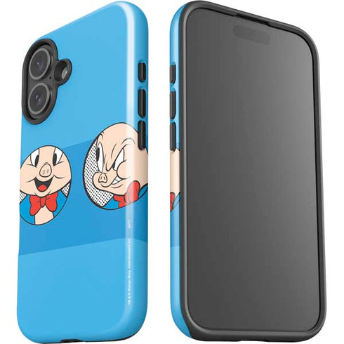 Looney Tunes Porky Pig Two Circles iPhone 17 Impact Case