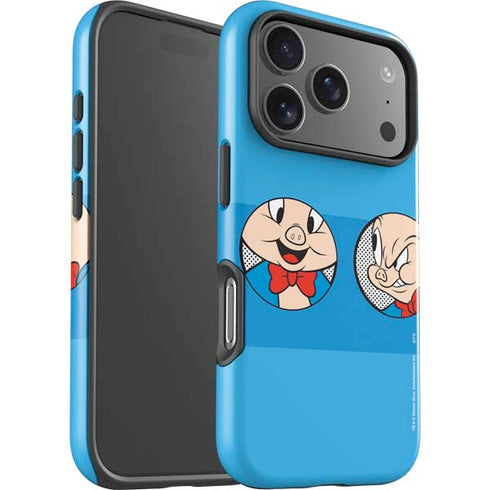 Looney Tunes Porky Pig Two Circles iPhone 17 Pro Impact Case