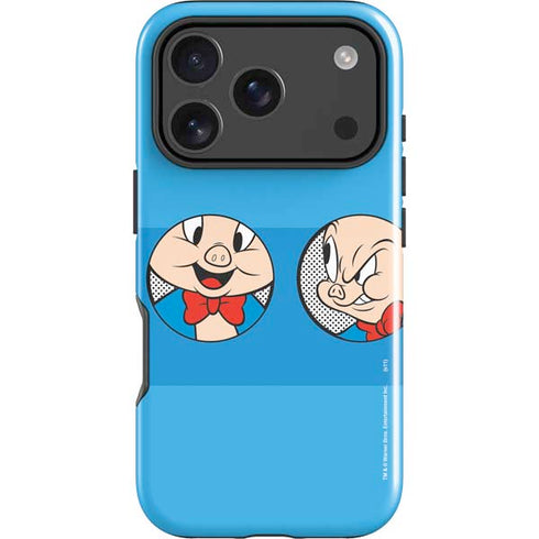 Looney Tunes Porky Pig Two Circles iPhone 17 Pro Max Impact Case