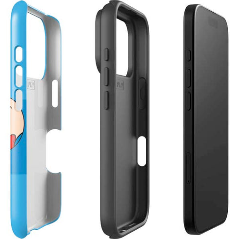 Looney Tunes Porky Pig Two Circles iPhone 17 Pro Max Impact Case