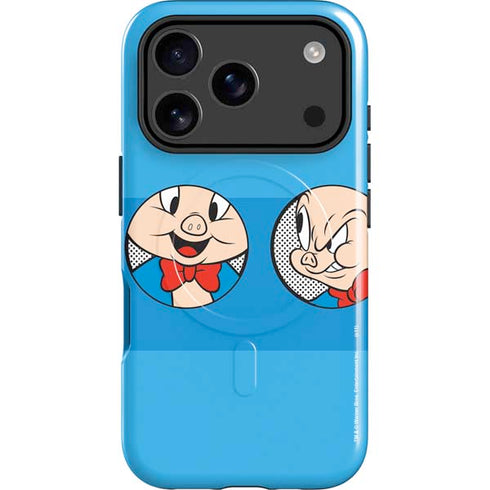 Looney Tunes Porky Pig Two Circles iPhone 17 Pro Max Magsafe Impact Case
