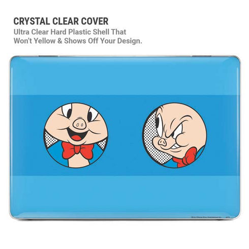 Looney Tunes Porky Pig Two Circles MacBook Pro 14in (2021-24) Case plus Skin