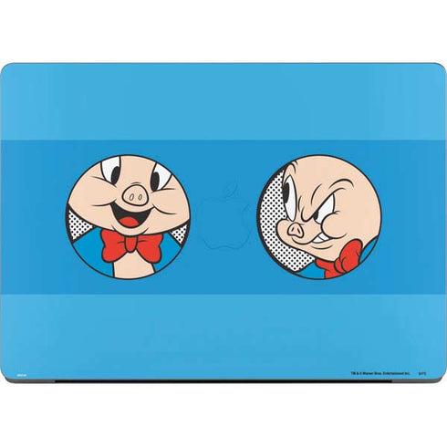 Looney Tunes Porky Pig Two Circles Apple MacBook Pro 14-inch Skin