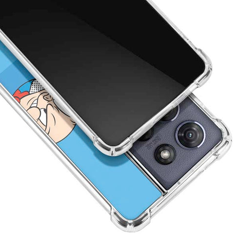 Looney Tunes Porky Pig Two Circles Moto G Play 5G (2025) Clear Case