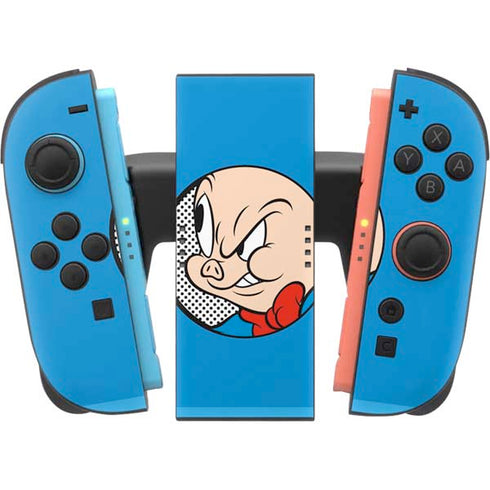 Looney Tunes Porky Pig Two Circles Nintendo Switch 2 (2025) Joy-Con Controller Skin