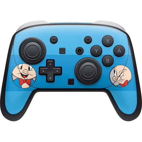 Looney Tunes Porky Pig Two Circles Nintendo Skins