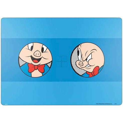 Looney Tunes Porky Pig Two Circles Surface Laptop 7 13.8in Skin